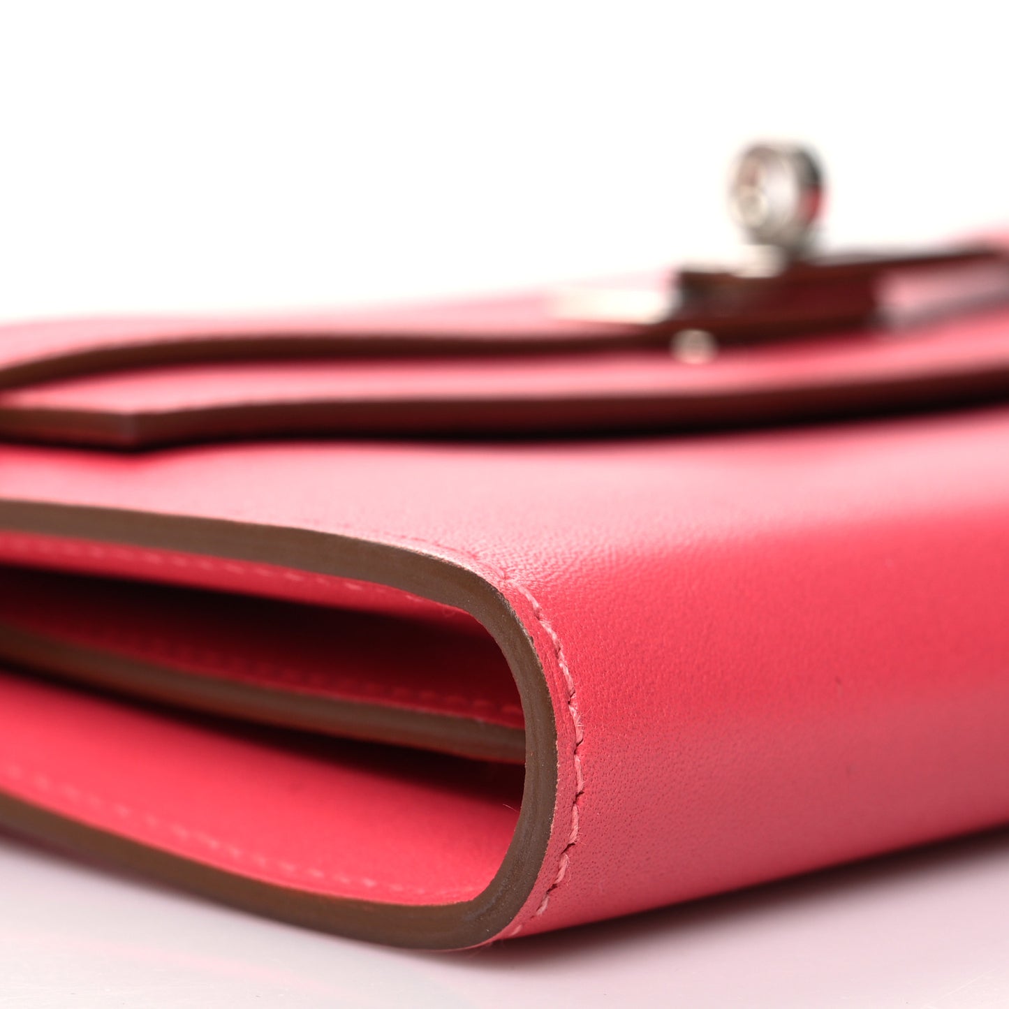 Tadelakt Kelly Longue Wallet Rose Lipstick