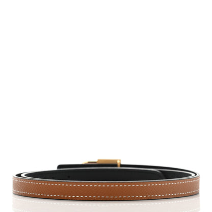 Hermes Epsom Swift 13mm Romance Belt 80 Gold Black 2 of 6