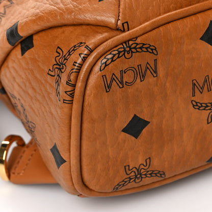 MCM Visetos Klassik Small Sling Bag Cognac 7 of 8