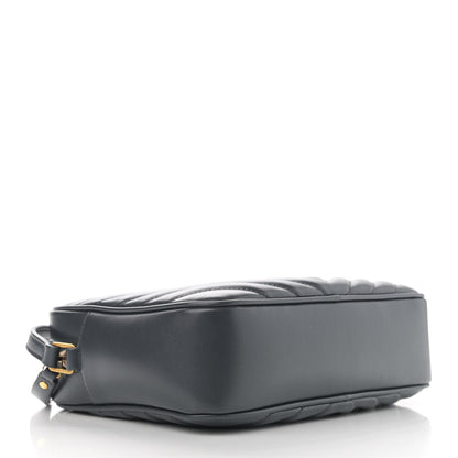 Saint Laurent Calfskin Matelasse Monogram Lou Camera Bag Dark Smog 4 of 11