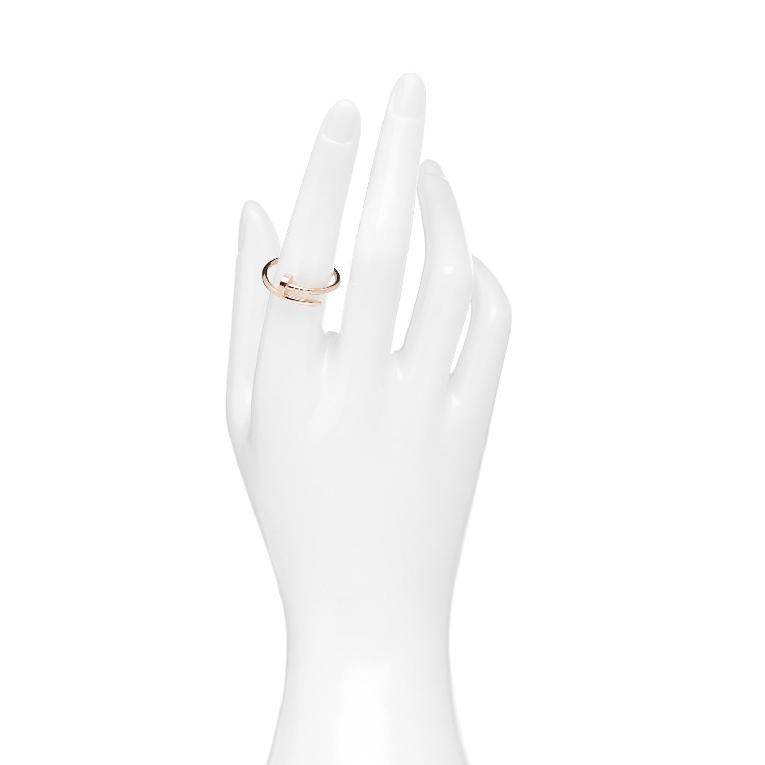 Cartier 18K Pink Gold Small Juste Un Clou Ring 55 7.25 2 of 5