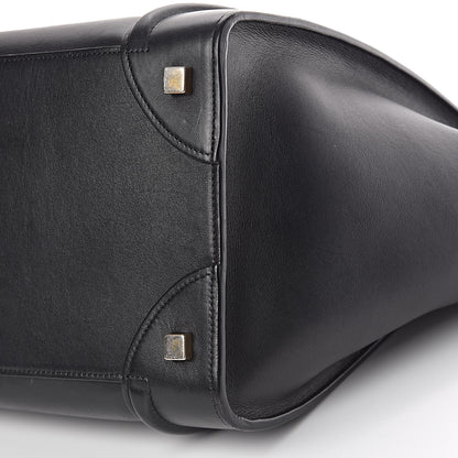 Celine Smooth Calfskin Mini Luggage Black 12 of 12