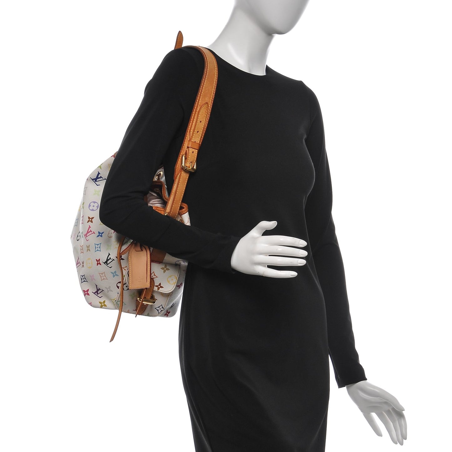 Monogram Multicolor Petit Noe White