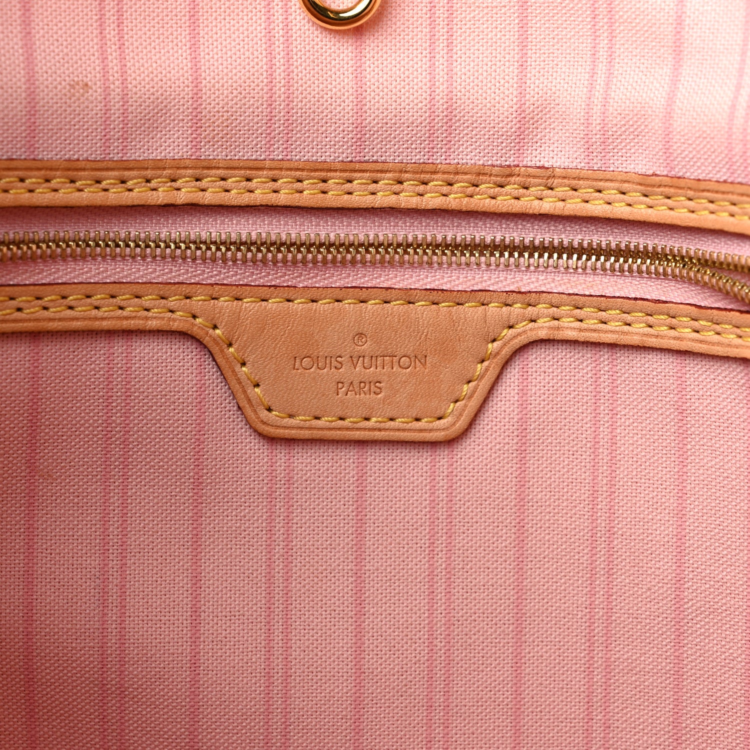 Louis Vuitton Damier Azur Delightful MM Rose Ballerine 6 of 20