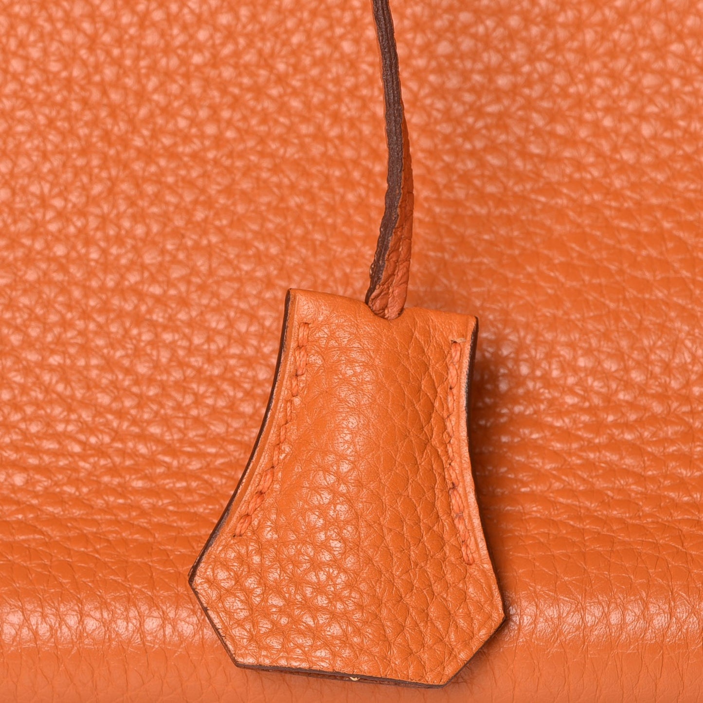 Taurillon Clemence Birkin 35 Orange