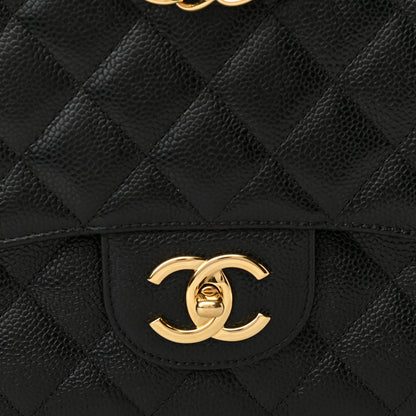 Chanel Caviar Quilted Maxi Double Flap Black 10 of 10
