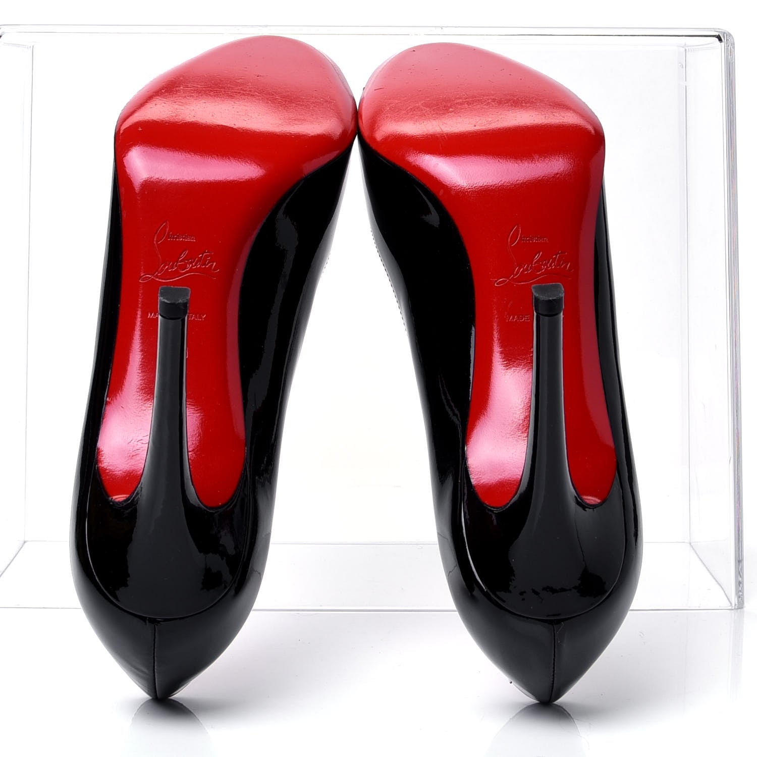 Christian Louboutin Patent Simple 100 Pumps 39 Black 7 of 8