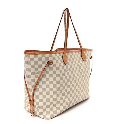 Louis Vuitton Damier Azur Neo Neverfull GM Rose Ballerine 4 of 12