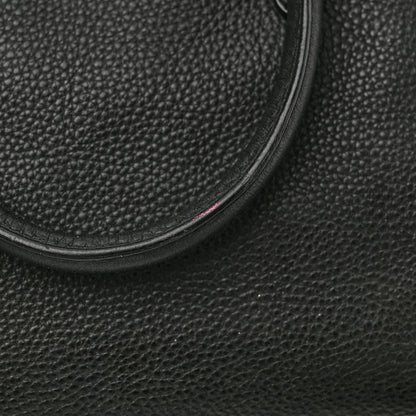 Versace Grained Calfskin La Medusa Shopping Tote Black 13 of 14