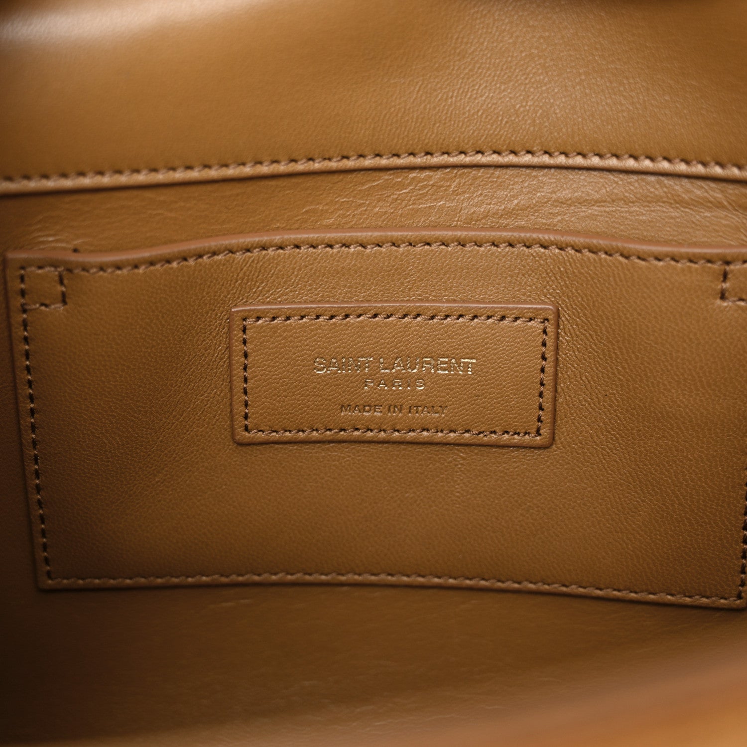 Saint Laurent Suede Medium Classic Monogram Kate Tassel Satchel Light Ochre 6 of 14