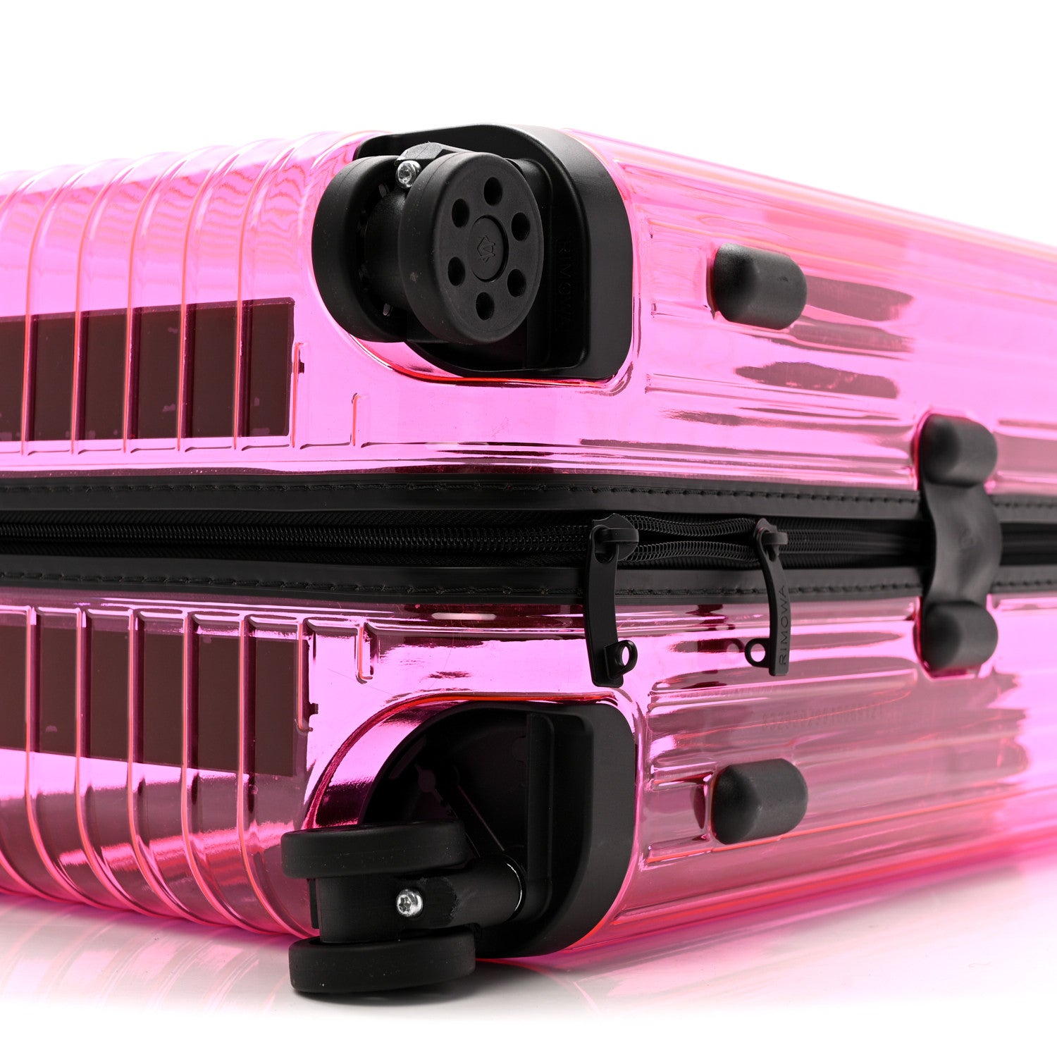 Rimowa Transparent Polycarbonate Essential Cabin Neon Pink 1825544