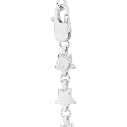 Tiffany Sterling Silver Chain of Stars Bracelet 3 of 4
