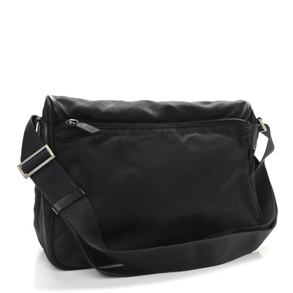 Prada Nylon Vela Messenger Bag Black 2 of 14