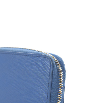 Prada Saffiano Metal Coin Purse Cobalto 7 of 10