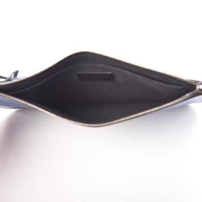 Louis Vuitton Epi Neverfull Pochette MM Denim Light 5 of 8