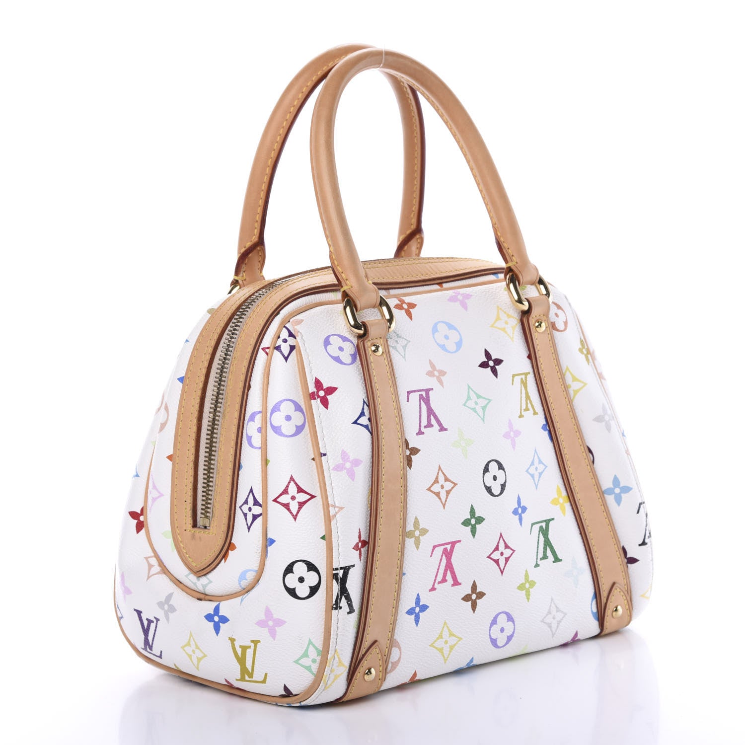 Louis Vuitton Monogram Multicolor Priscilla White 2 of 14