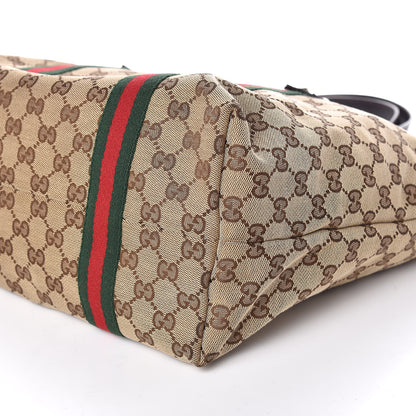 Gucci Monogram Large Jolicoeur Tote Brown 11 of 12