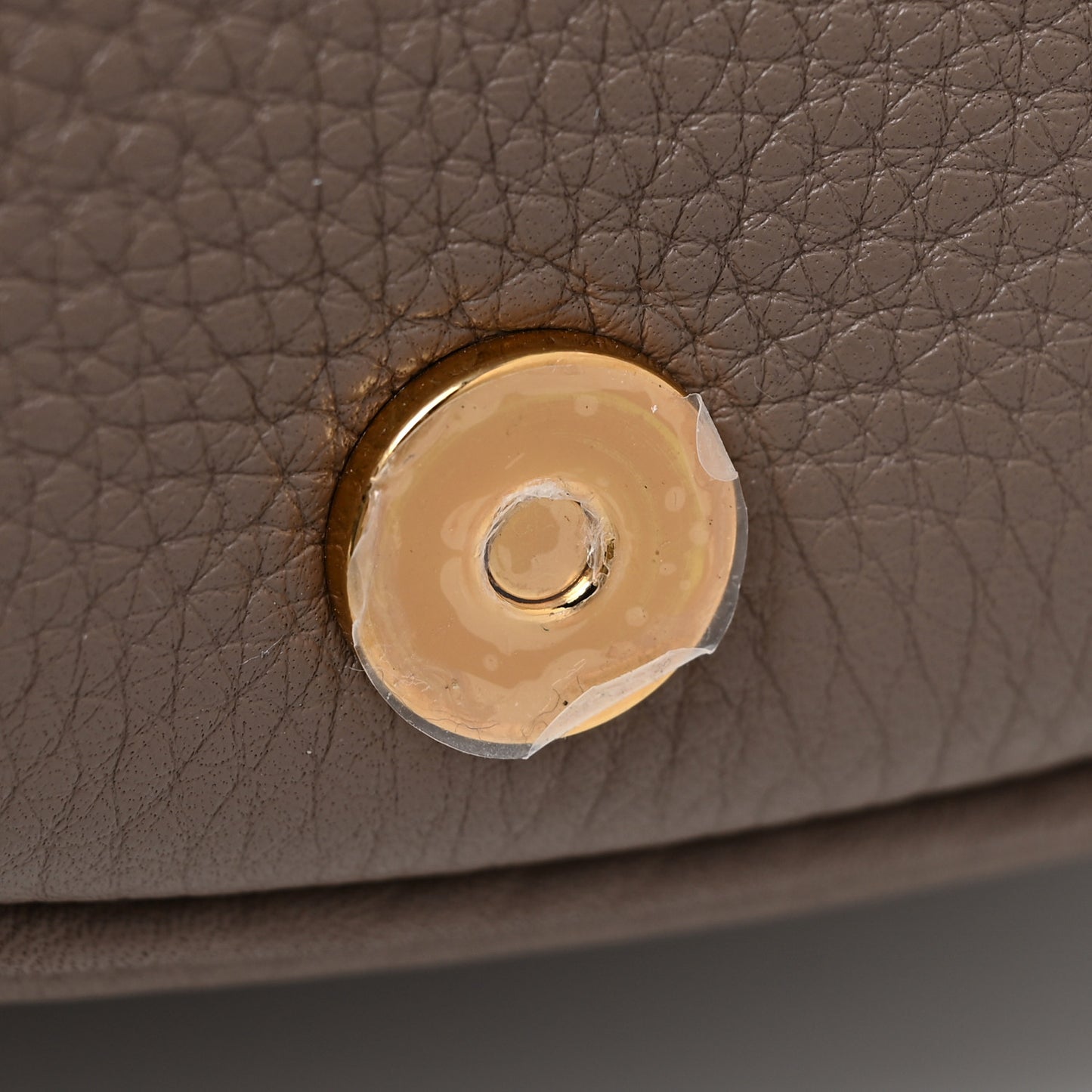 Grained Calfskin Medium Bobby Flap Taupe