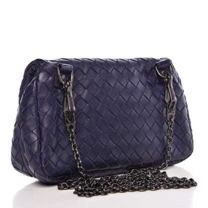 Bottega Veneta Nappa Intrecciato Mini Chain Messenger Atlantic 3 of 10