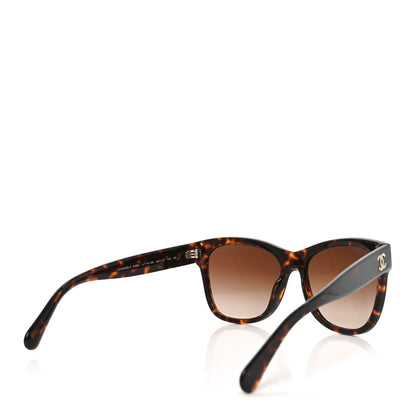Chanel Acetate Runway Square Sunglasses 5380 Dark Tortoise 4 of 7