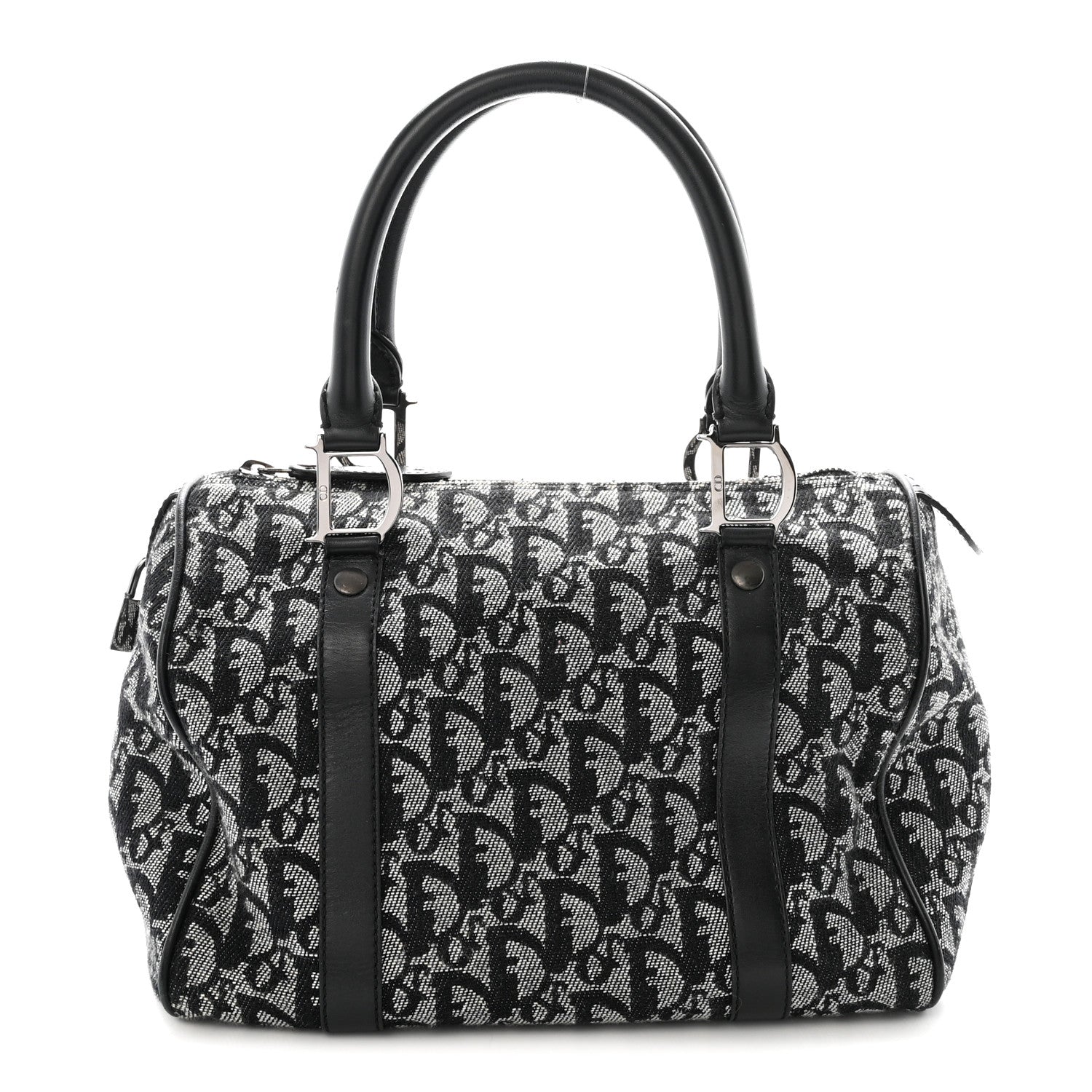 Christian Dior Monogram Boston Black 1 of 10