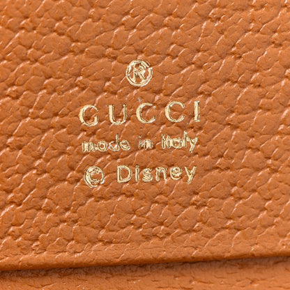 Gucci X DISNEY Mini Vintage GG Supreme Monogram Mickey Mouse Card Holder Wallet Beige Vintage Sun Oil 6 of 8