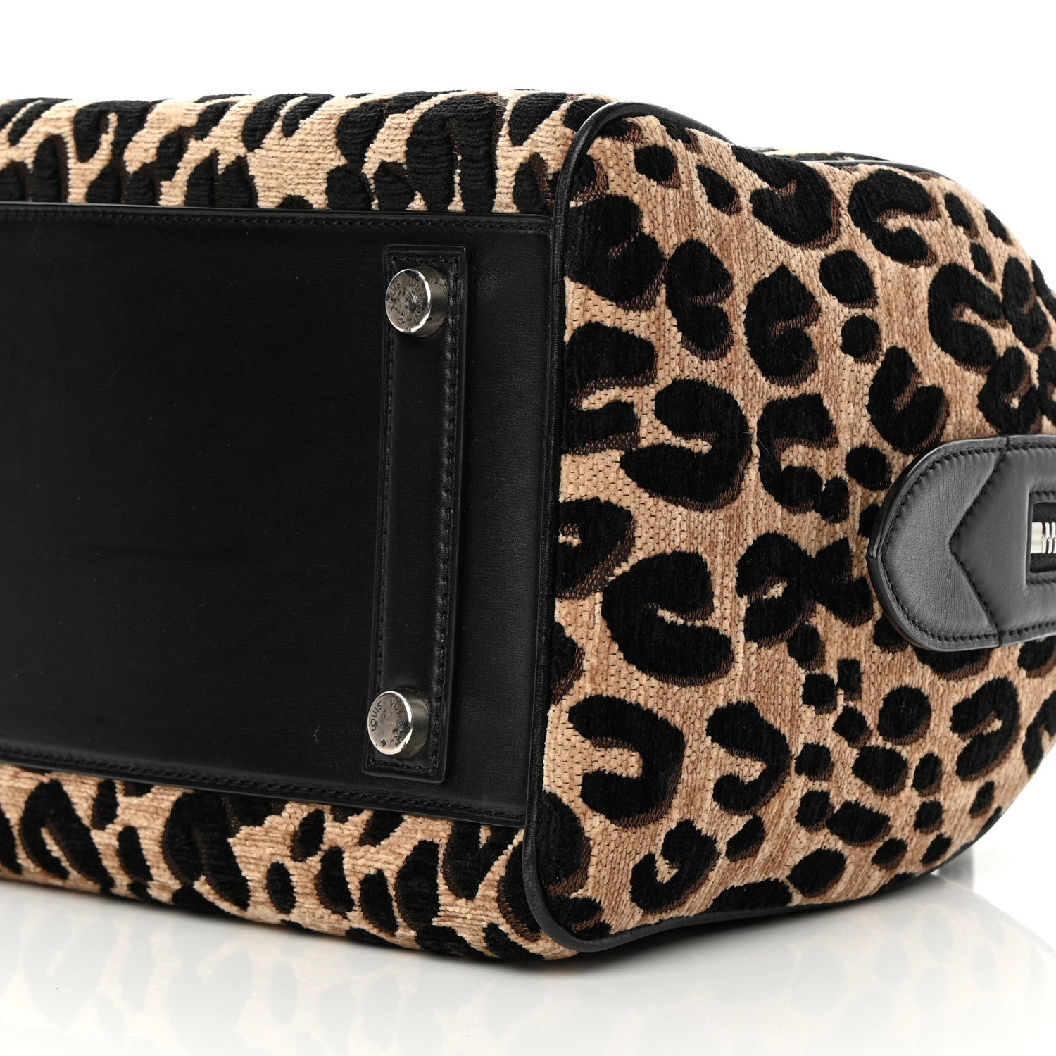 Louis Vuitton Jacquard Velvet Leopard Print Stephen Sprouse Speedy 12 of 16