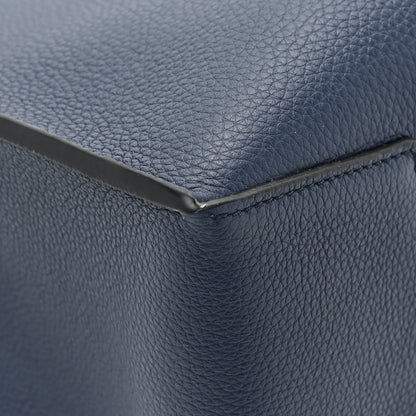 Loewe Soft Grained Calfskin Buckle Zip Tote Navy 11 of 14