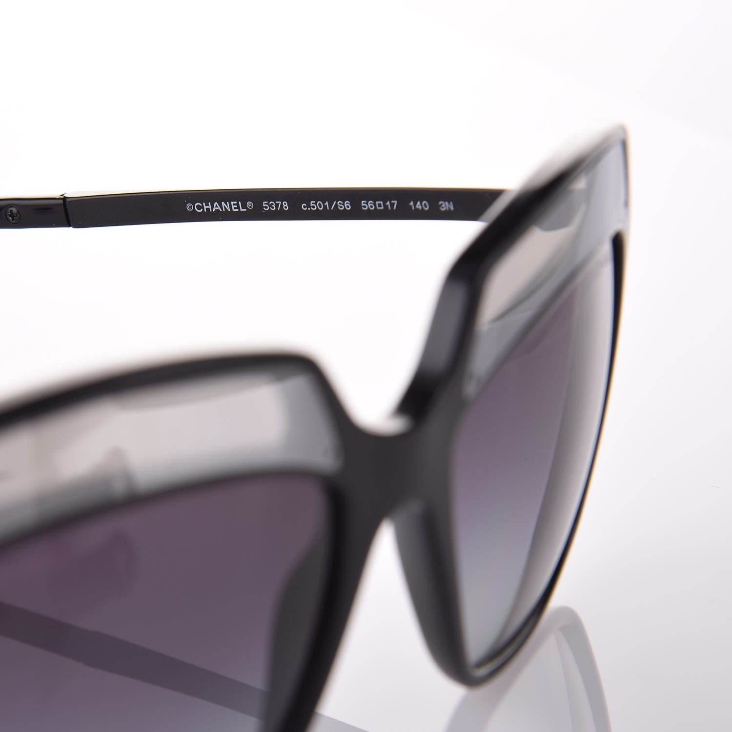 Chanel Square Fall Sunglasses 5378 Black 5 of 6