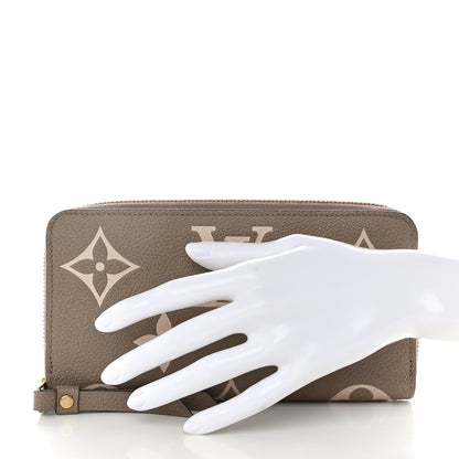 Louis Vuitton Empreinte Monogram Giant Zippy Wallet Tourterelle Creme 2 of 9