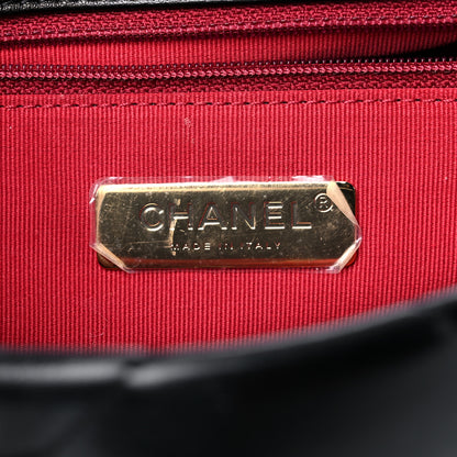 Chanel Lambskin Quilted Medium Chanel 19 Flap Black 5 of 10