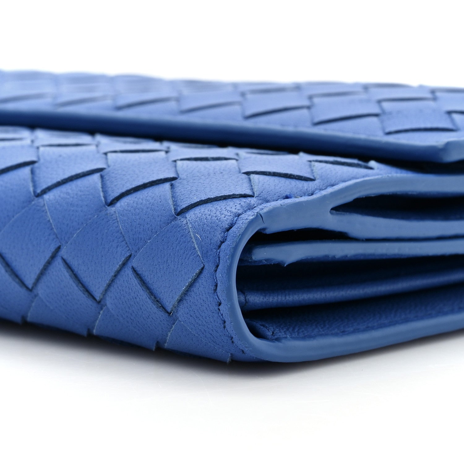 Bottega Veneta Nappa Intrecciato Continental Flap Wallet Bluette 12 of 18