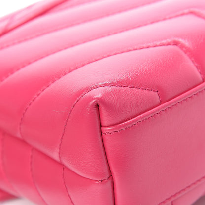 Saint Laurent Calfskin Y Quilted Monogram Toy Loulou Crossbody Bag Freesia 11 of 12