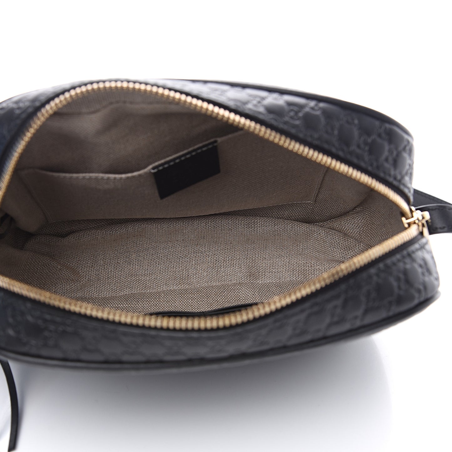 Microguccissima Mini Bree Messenger Bag Black
