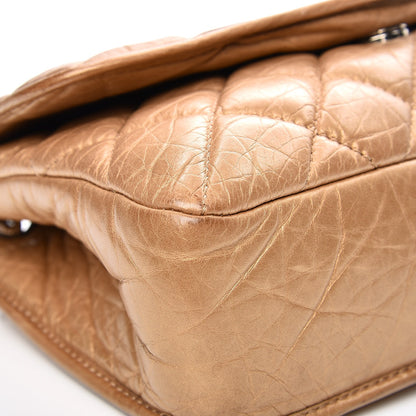 Chanel Aged Calfskin Vintage Ligne Flap Gold 10 of 15