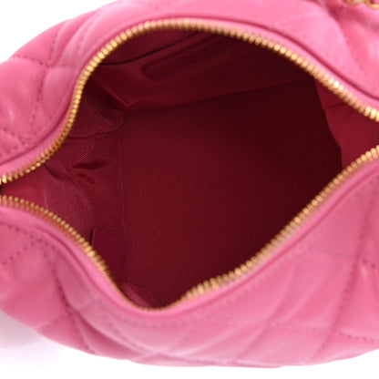 Chanel Lambskin Quilted Small Perfect Meeting Hobo Pink 4 of 4
