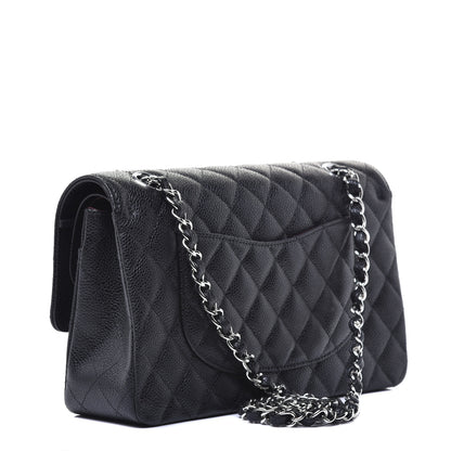Chanel Caviar Quilted Medium Double Flap Black 3 of 10