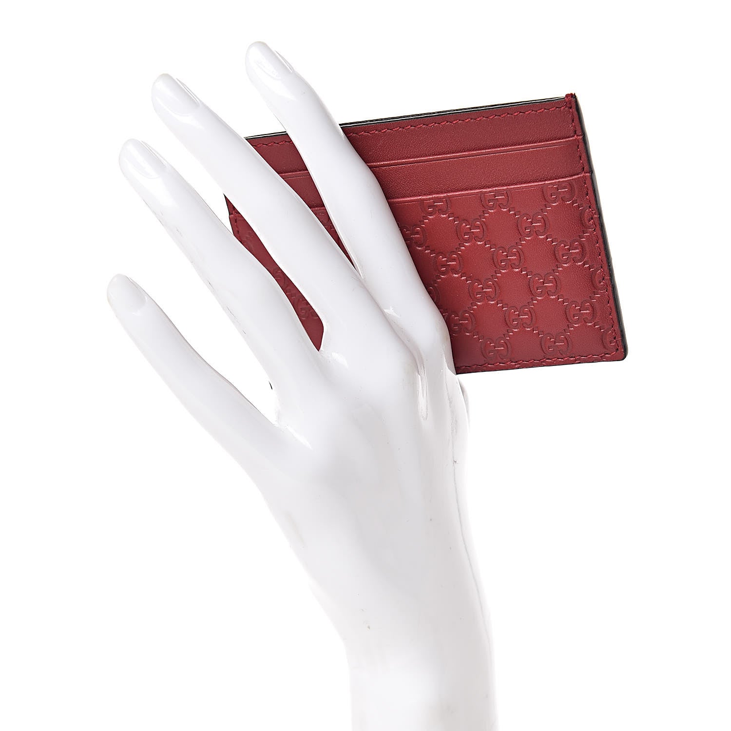 Gucci Microguccissima Card Holder Red 2 of 7