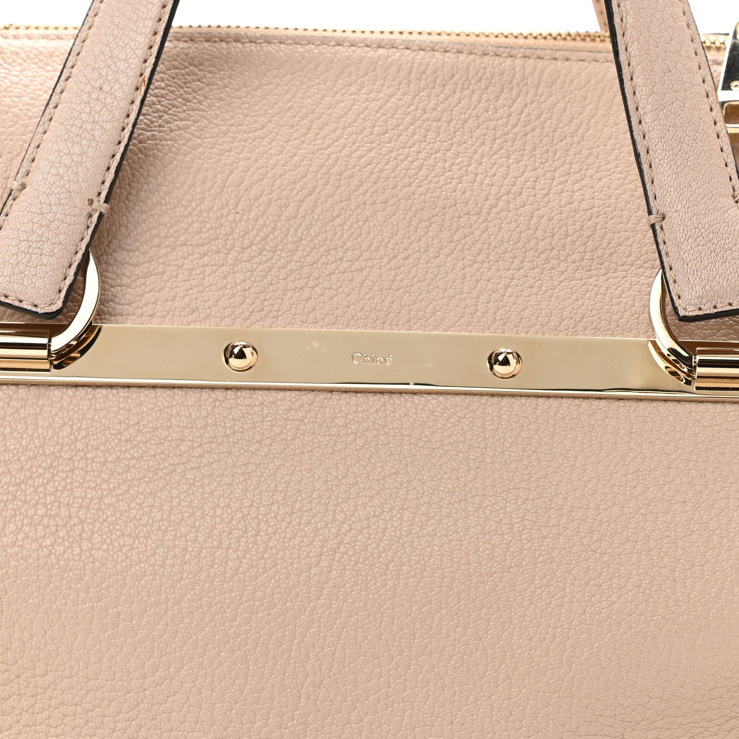 Chloe Calfskin Mini Bridget Satchel Beige 7 of 11