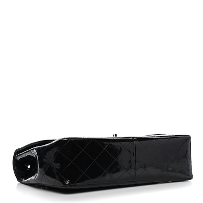 Chanel Patent Quilted Mobile Art Jumbo Single Flap Navy 3 of 13