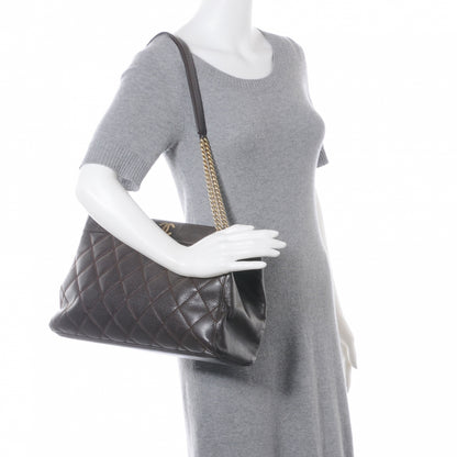 Chanel Caviar Quilted Shoulder Bag Brown 2 of 7