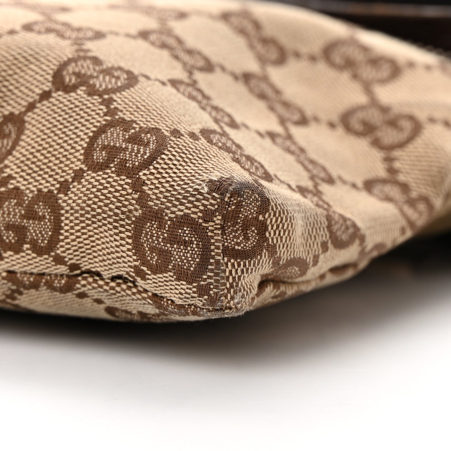 Monogram Double Pocket Belt Bag Dark Brown