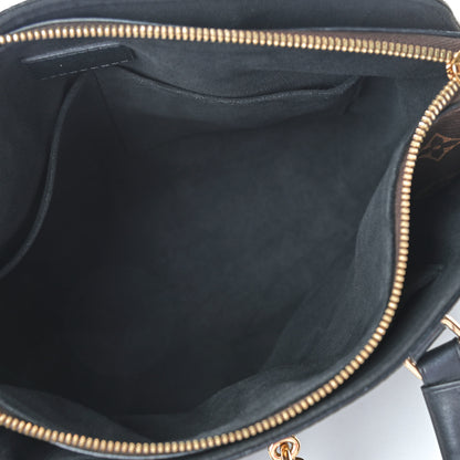 Louis Vuitton Monogram Flower Zipped Tote PM Black 6 of 11
