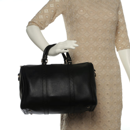 Gucci Calfskin Microguccissima Trim Medium Boston Black 2 of 7