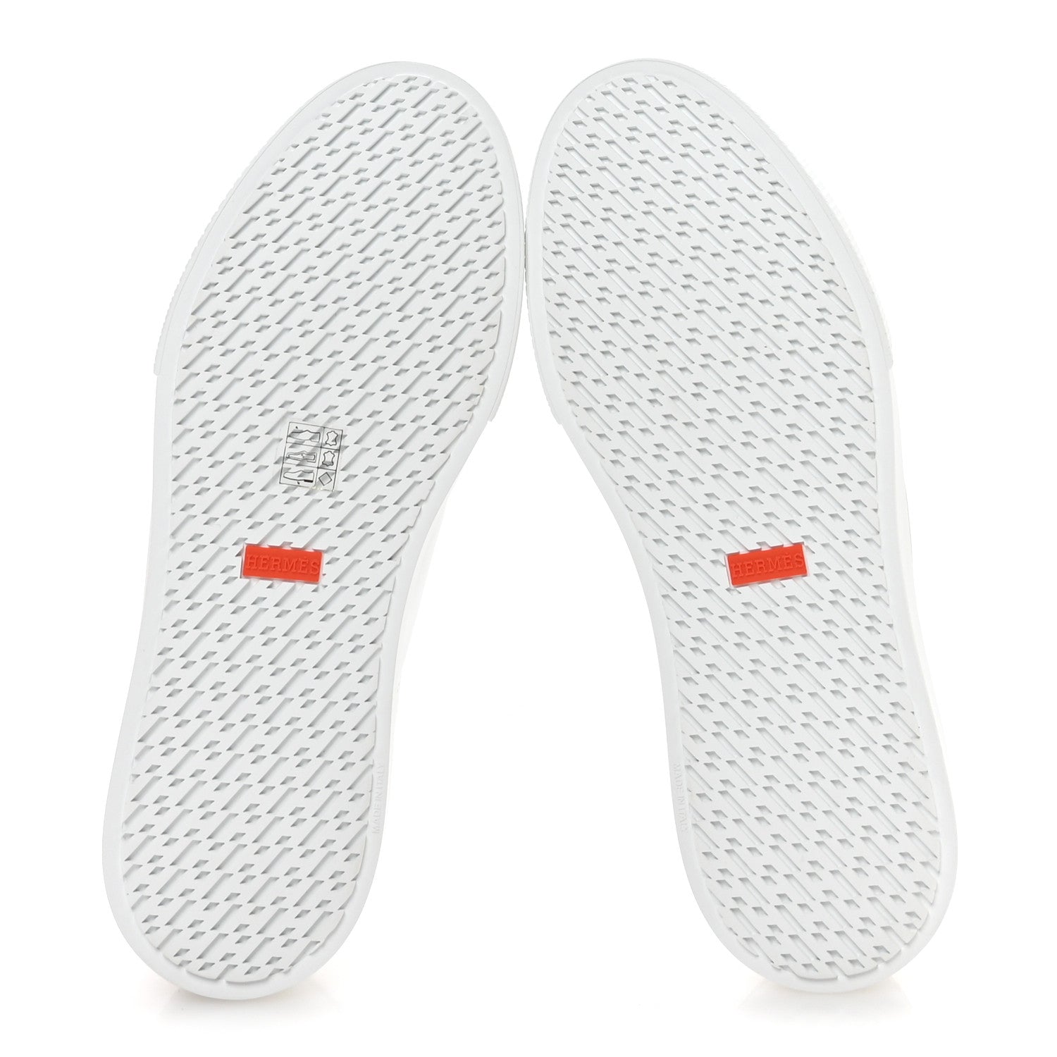 Hermes Calfskin Epsom Mens Day Sneakers 42 White 6 of 9