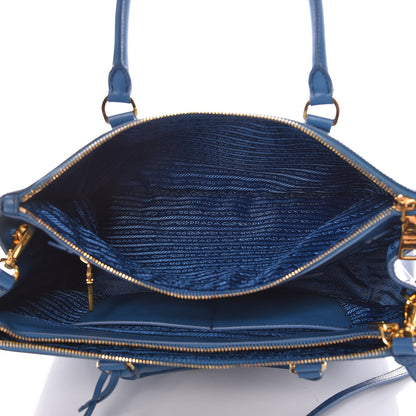 Prada Saffiano Medium Galleria Double Zip Tote Cobalto 7 of 14