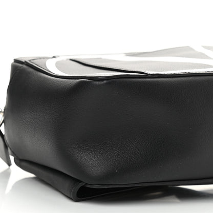 Valentino Garavani Calfskin Mens VLogo Belt Bag Black White 8 of 9