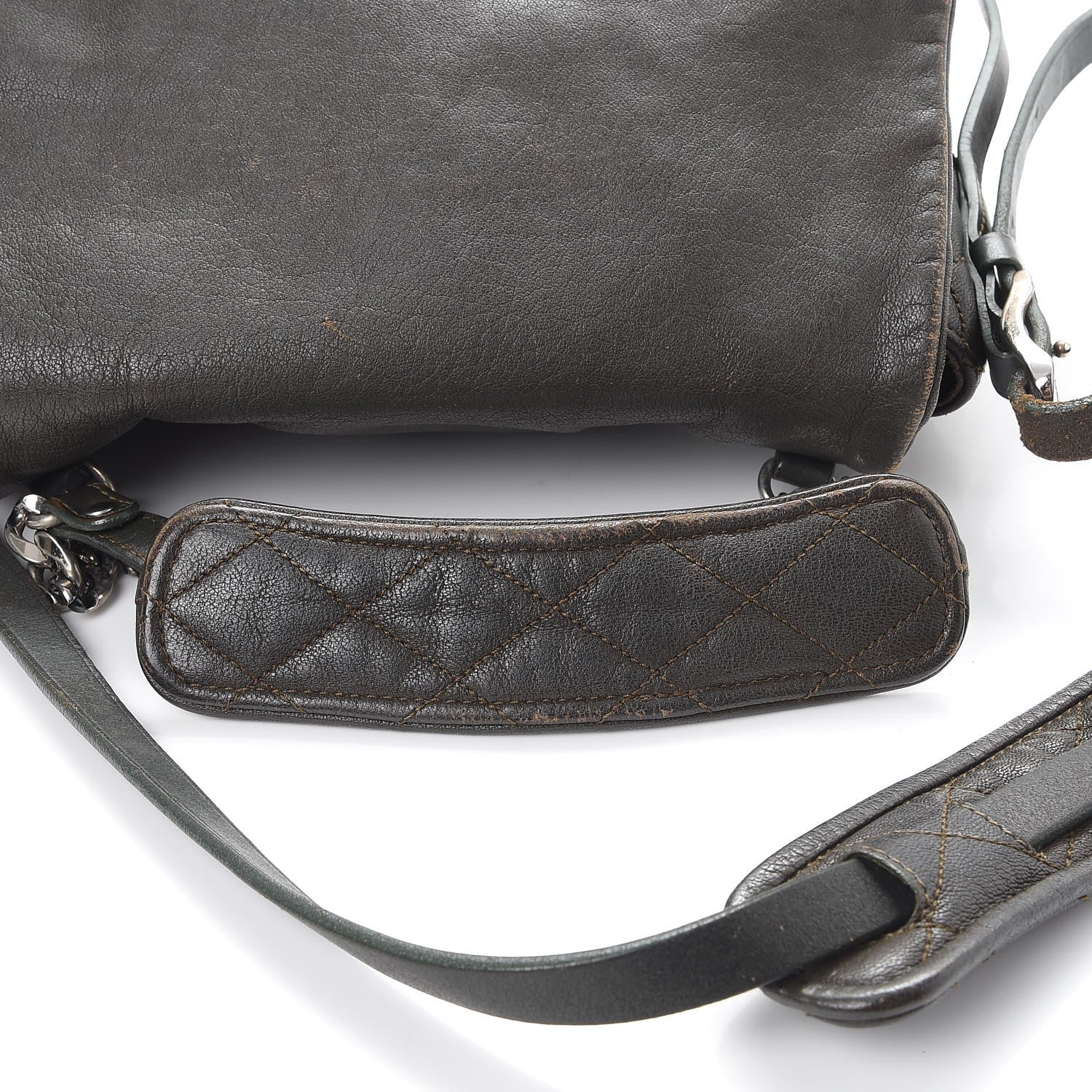 Jimmy Choo Goatskin Small Becka Biker Crossbody Bag Green 24 of 24