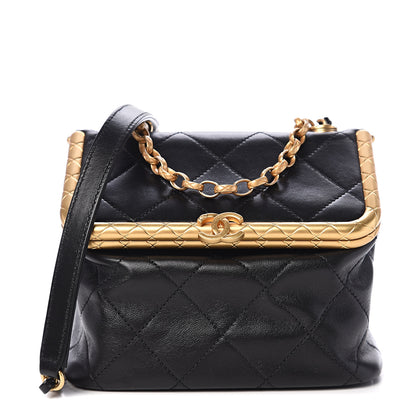 Chanel Lambskin Quilted My Crush Bag Black 1 of 10