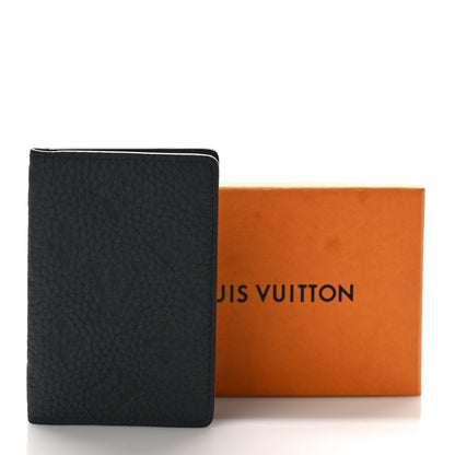 Louis Vuitton Taurillon Monogram Pocket Organizer Black 9 of 9